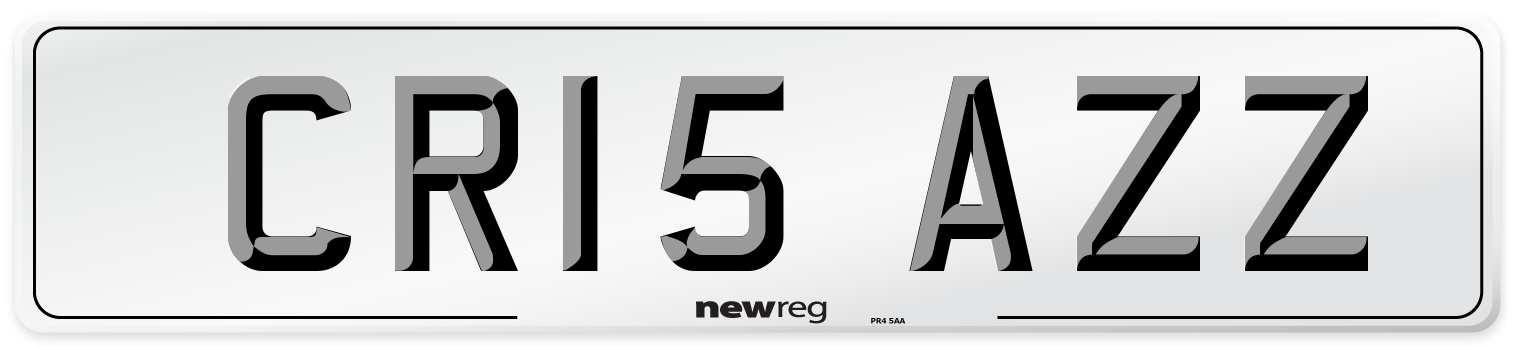 CR15 AZZ Number Plate from New Reg